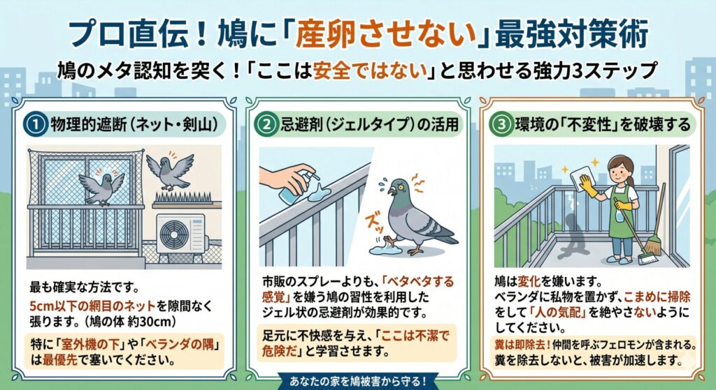 プロが実践する「産卵させない」ための最強対策術